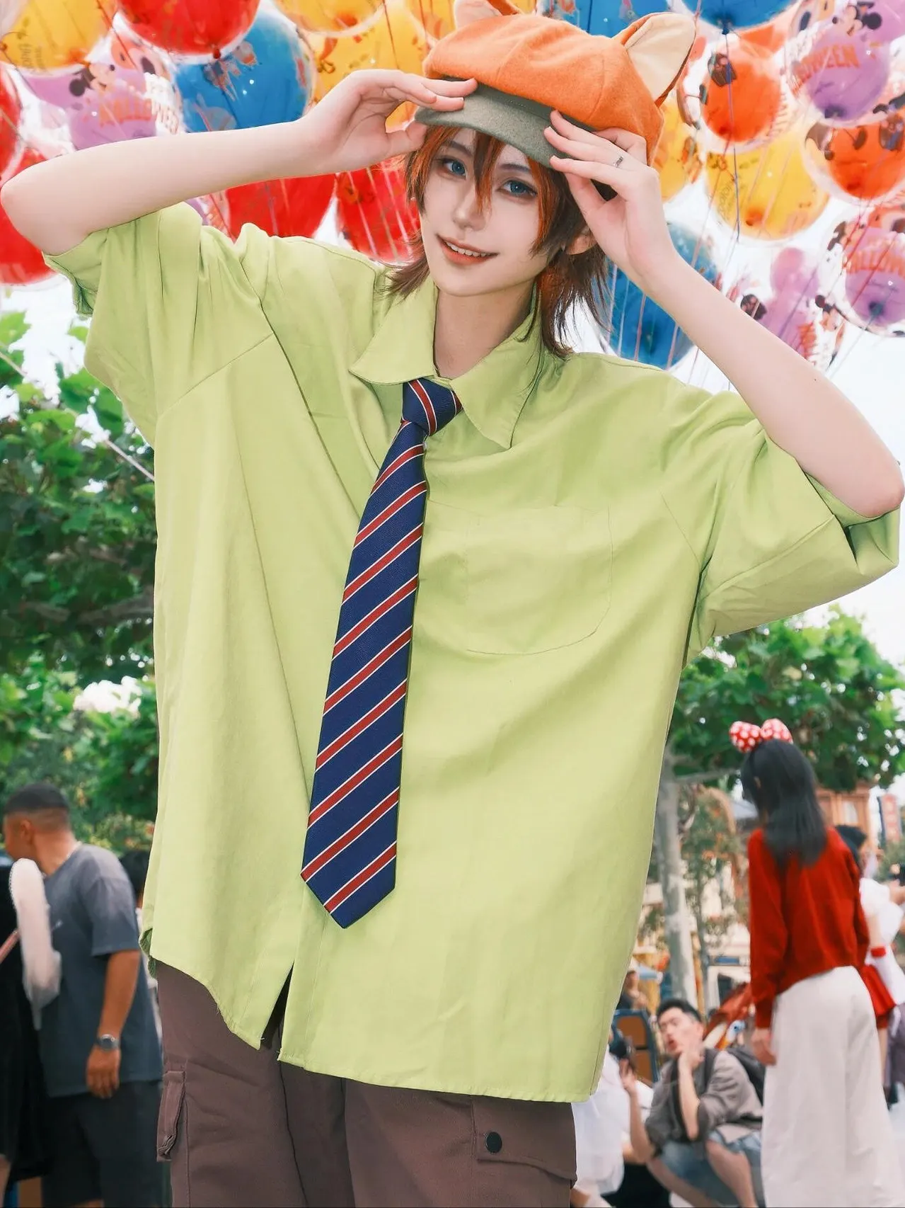 

een irt Ni Cosplay Costume Ci of Animals Outfit Cartoon ow loween Costume Equipment Loose Fit Teen Summer Re...