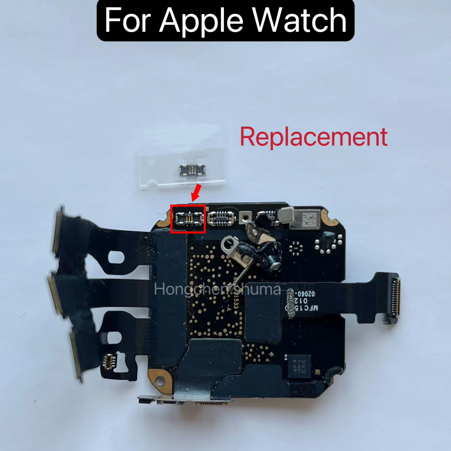 Styk złącza baterii FPC do Apple Watch Series 4 5 6 SE2 7 8 40 mm 44 mm Uchwyt baterii Klips na płycie głównej Elastyczny kabel części