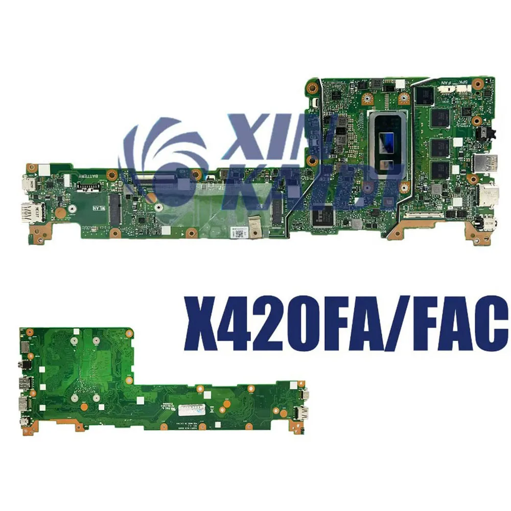 I3 I5 I7 Laptop Motherboard For Asus Vivobook 14 X420FA X420FAC F420FA A420FA X420F Notebook Mainboard CPU 4G 8G 16G RAM