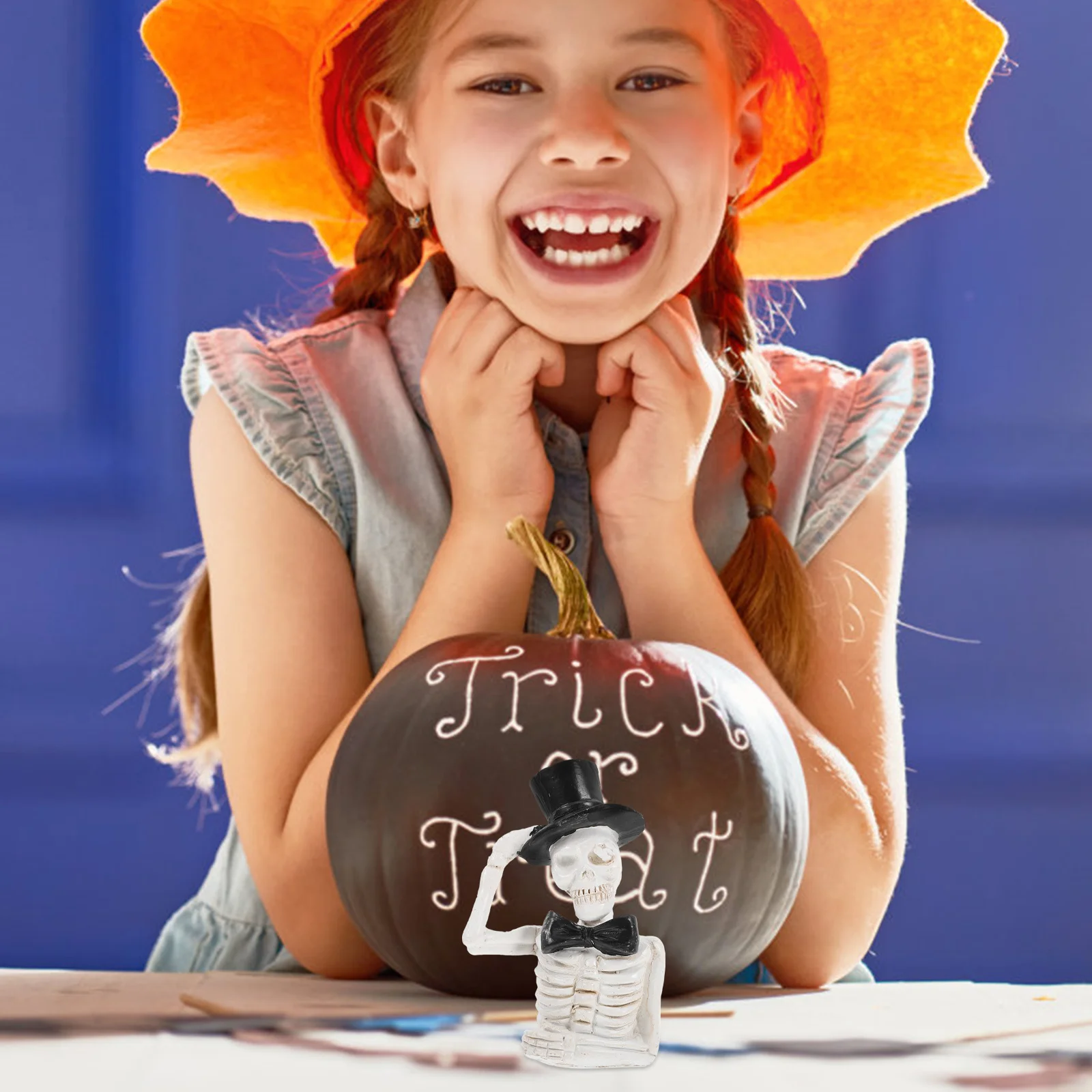 

Resin Halloween Decor Handmade Haunted Table Ornament Desktop Decoration Resin Decoration