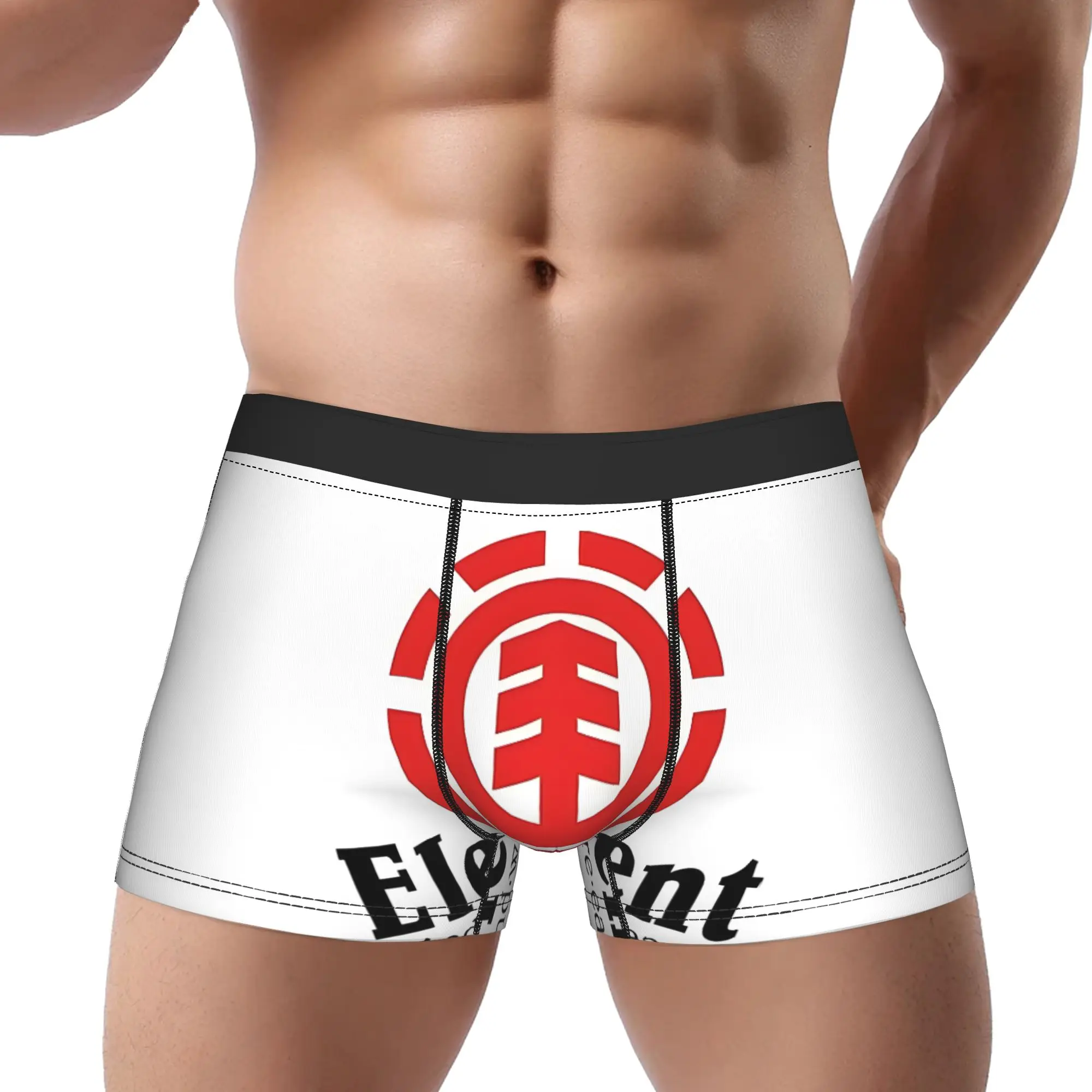 Skateboards Today Underpants Homme Panties Male Underwear Element Print Shorts Boxer Briefs