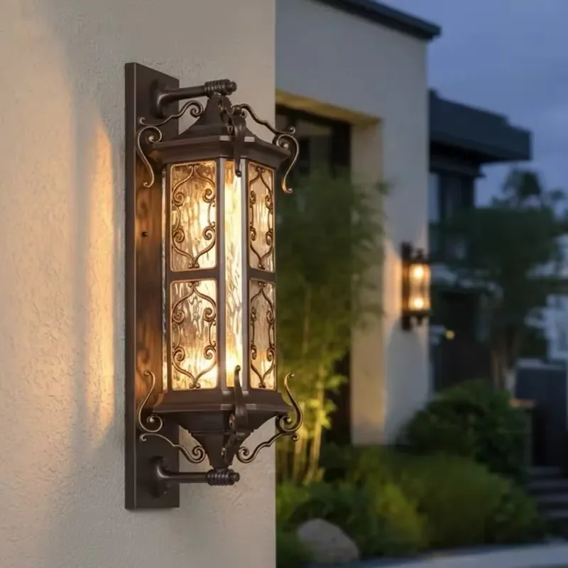 Factory best-selling price advantage square outdoor LED wall lamp is suitable for garden corridor waterproof IP65 light
