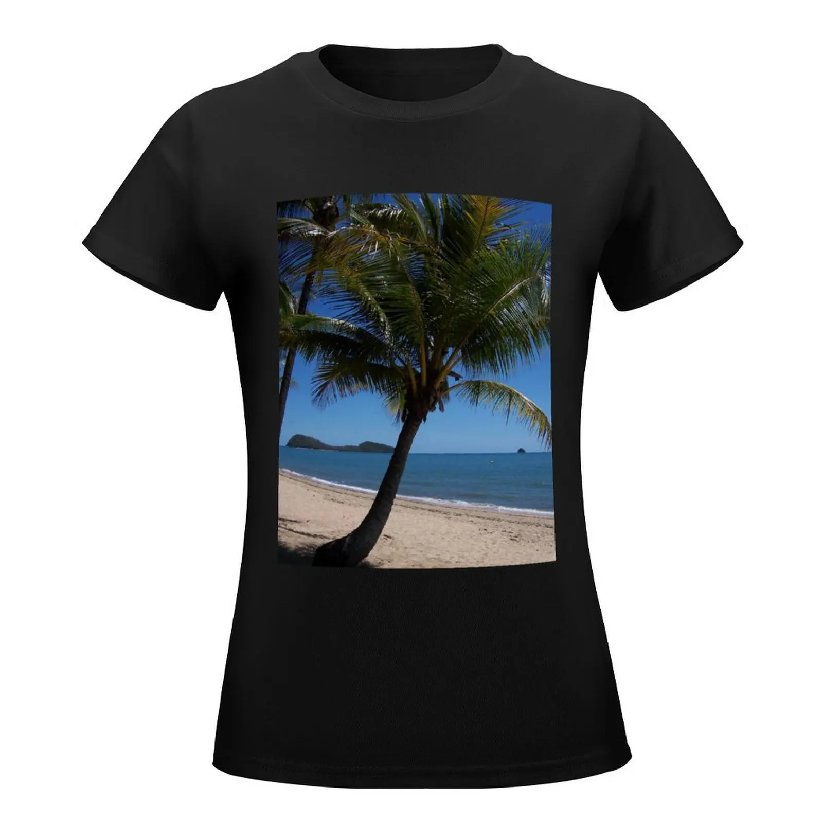 Palm Tree Palm Cove T-Shirt lady clothes tees graphic t-shirts for Women