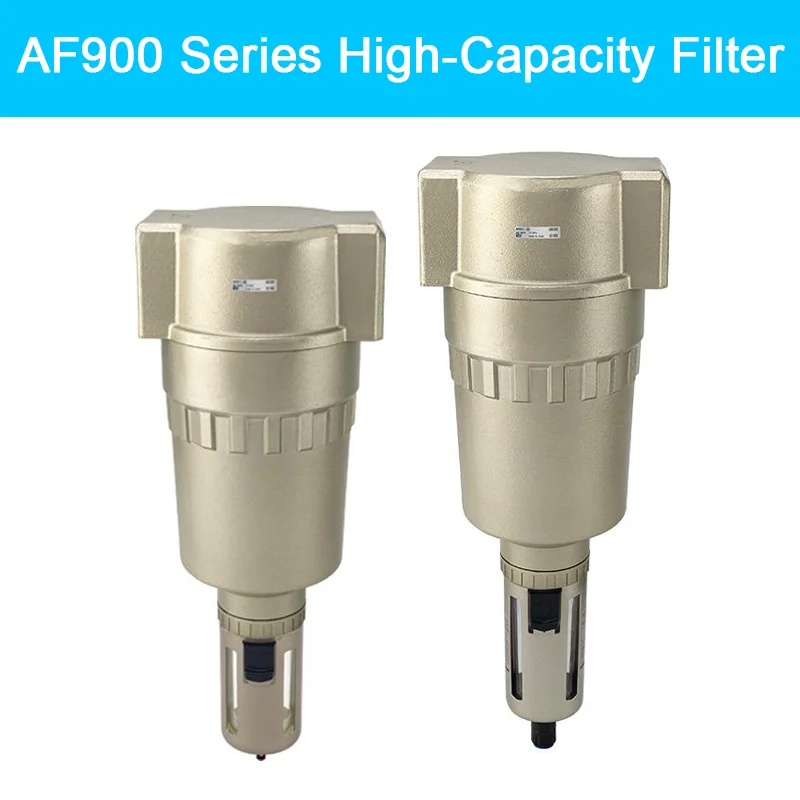 

SMC type AF900 Series High-Capacity Filter， High-flow large-diameter air/gas filter AF900/AF910/AF911