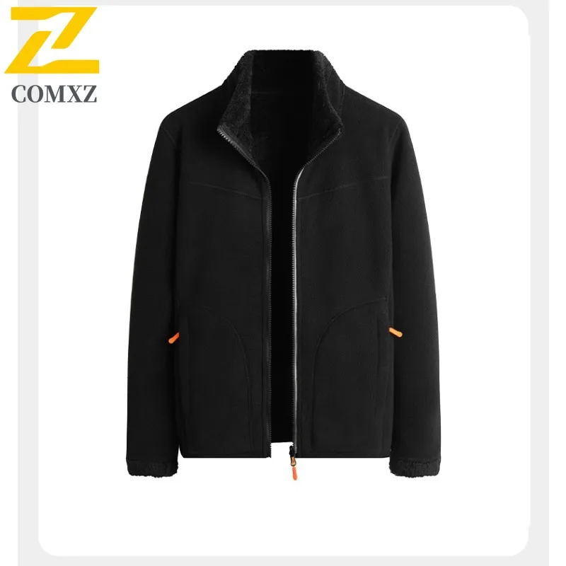 COMXZ سترة الخبز فضفاضة قصيرة سميكة في الهواء الطلق الشارع الشهير السفر مبطن سترة عالية الجودة الثلوج الرجال القطن وسادة مبطنة #6