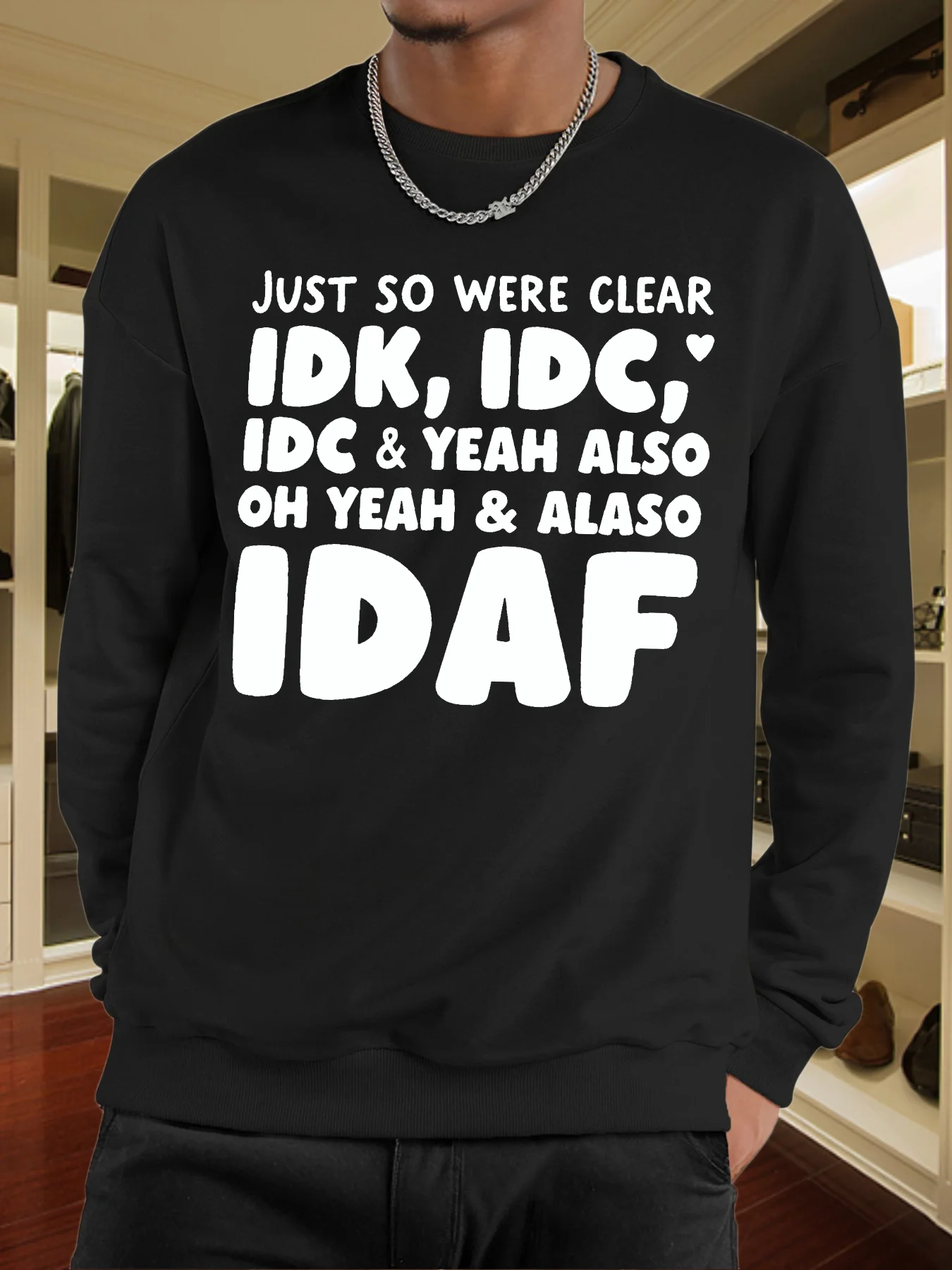 Long-Sleeved White …