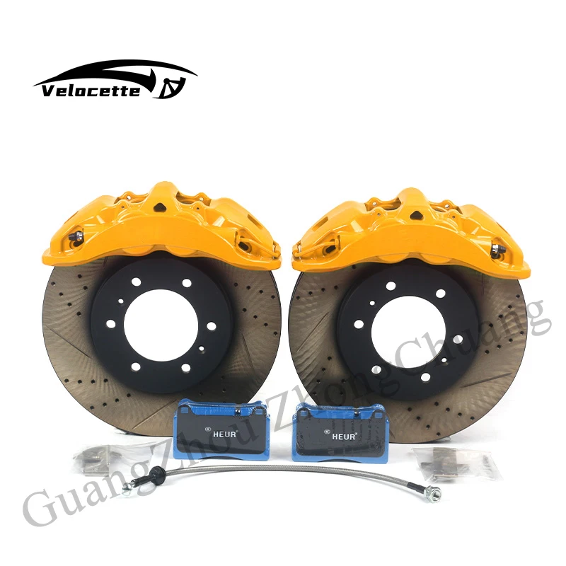 Modification Auto Brake Pads Brake System Caliper 4 Pistons Big Brake Caliper Kit For Audi A5 A7 A8 E-tron Tank 300 500 700
