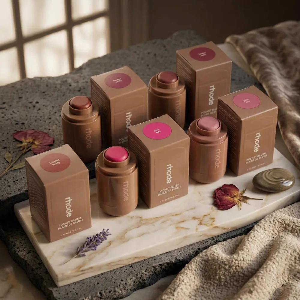 Blush em Pó Rhode 10 Cores Disponíveis À Prova D'água e Fácil de Usar Blush em Pó Hidratante Não Desbota Custo-Benefício