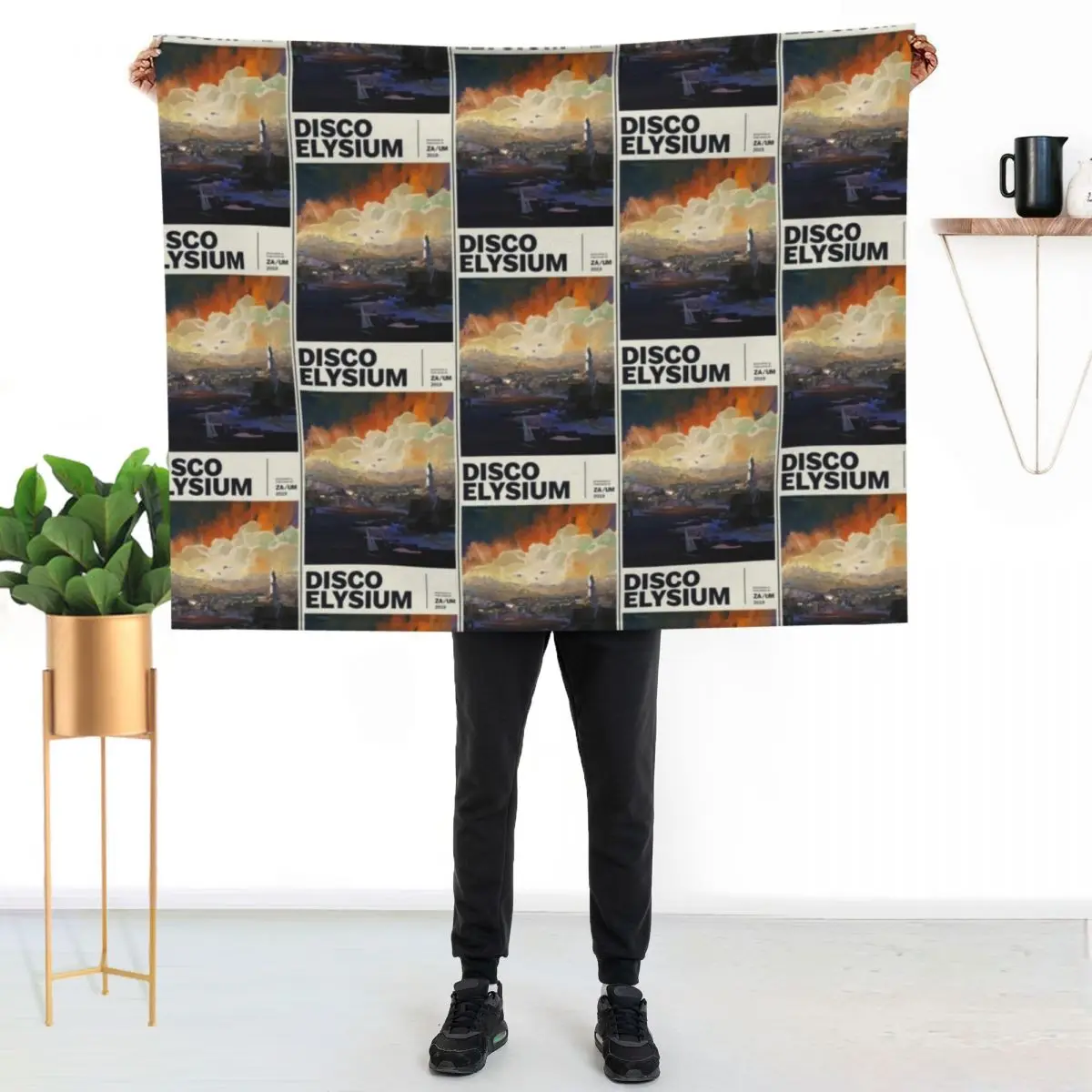 Disco Elysium Throw Blanket Easy Care Comfortable Blanket for Couch