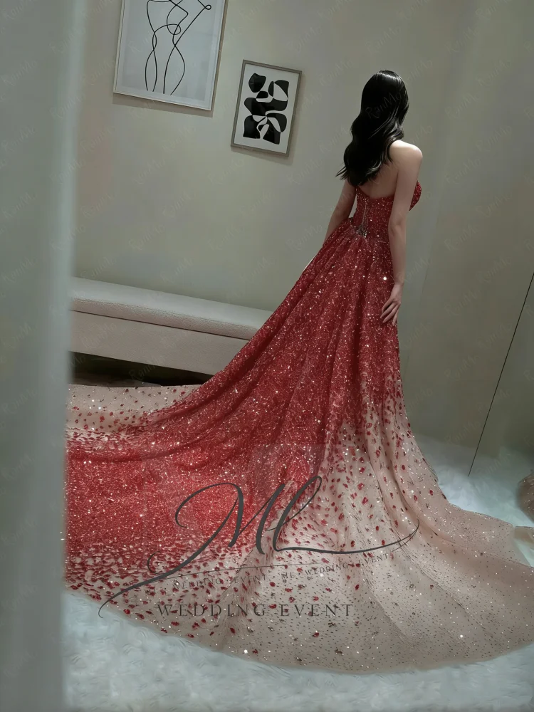 ML New Customised Evening Dress Luxury Sweetheart Beaded Party Gown Sleeveless Mermaid Floor-Length Party Dress فسات 2026