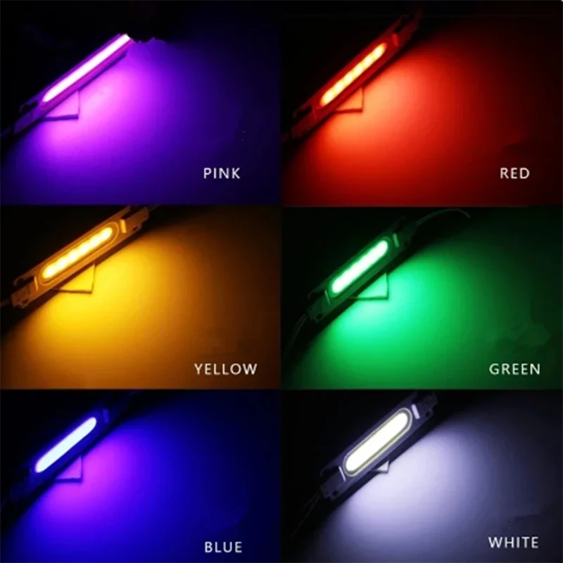 2026 DC12V 20 100pcs/lot Injection with Lens COB LED Module Waterproof LED Back Light Backlight for Sign Channel Letter 2W IP65