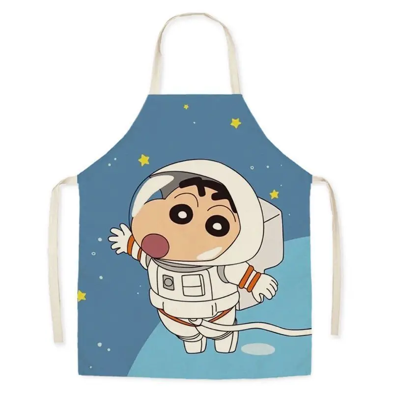 Crayon Shin-chan grembiule per bambini cucina famiglia uomo donna antivegetativa grembiule senza maniche strumenti per la pulizia della cottura Bar