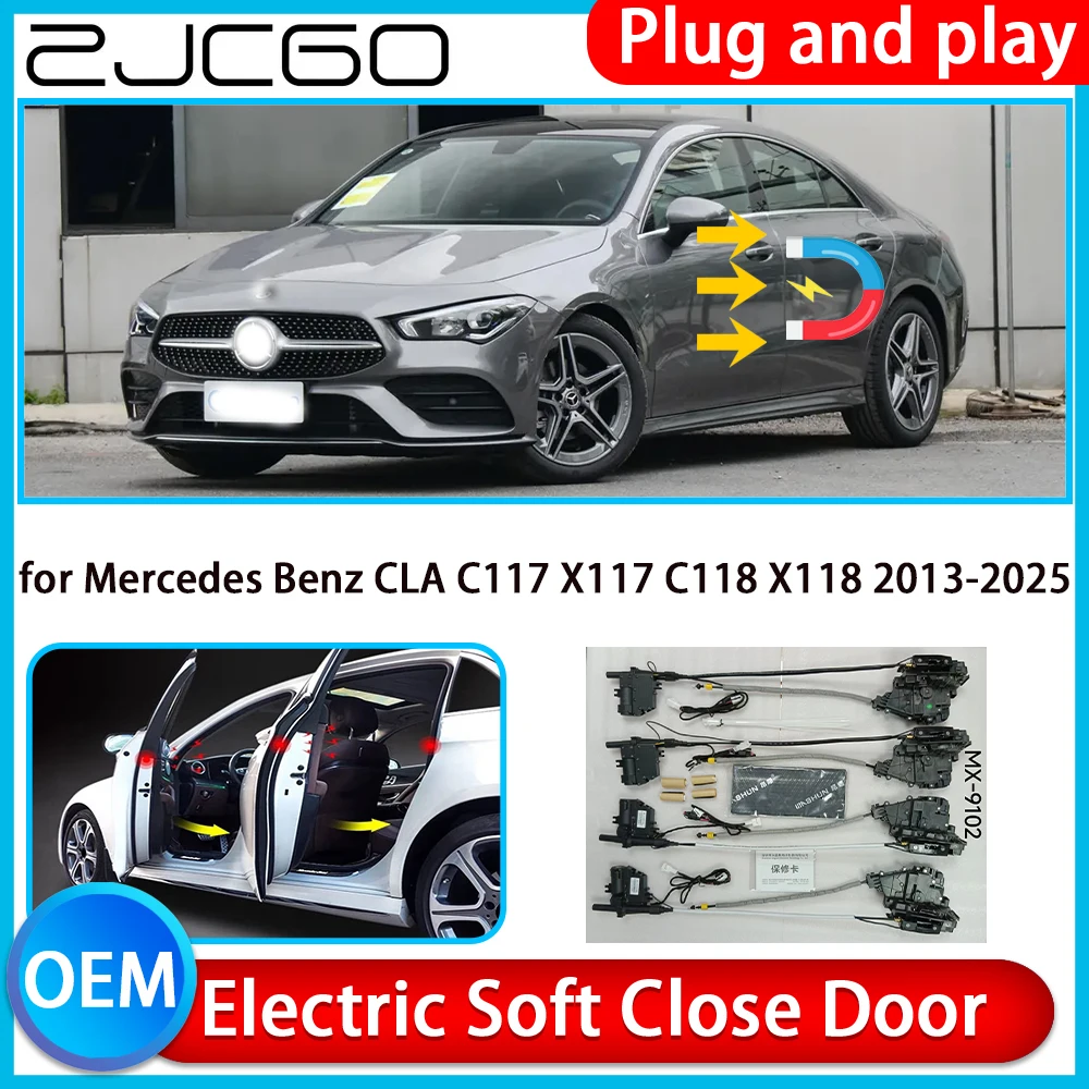 

for Mercedes Benz CLA C117 X117 C118 X118 Auto Pull Car Soft Close Kit Door Power Latch Electric Door Catch Soft Closing Assist