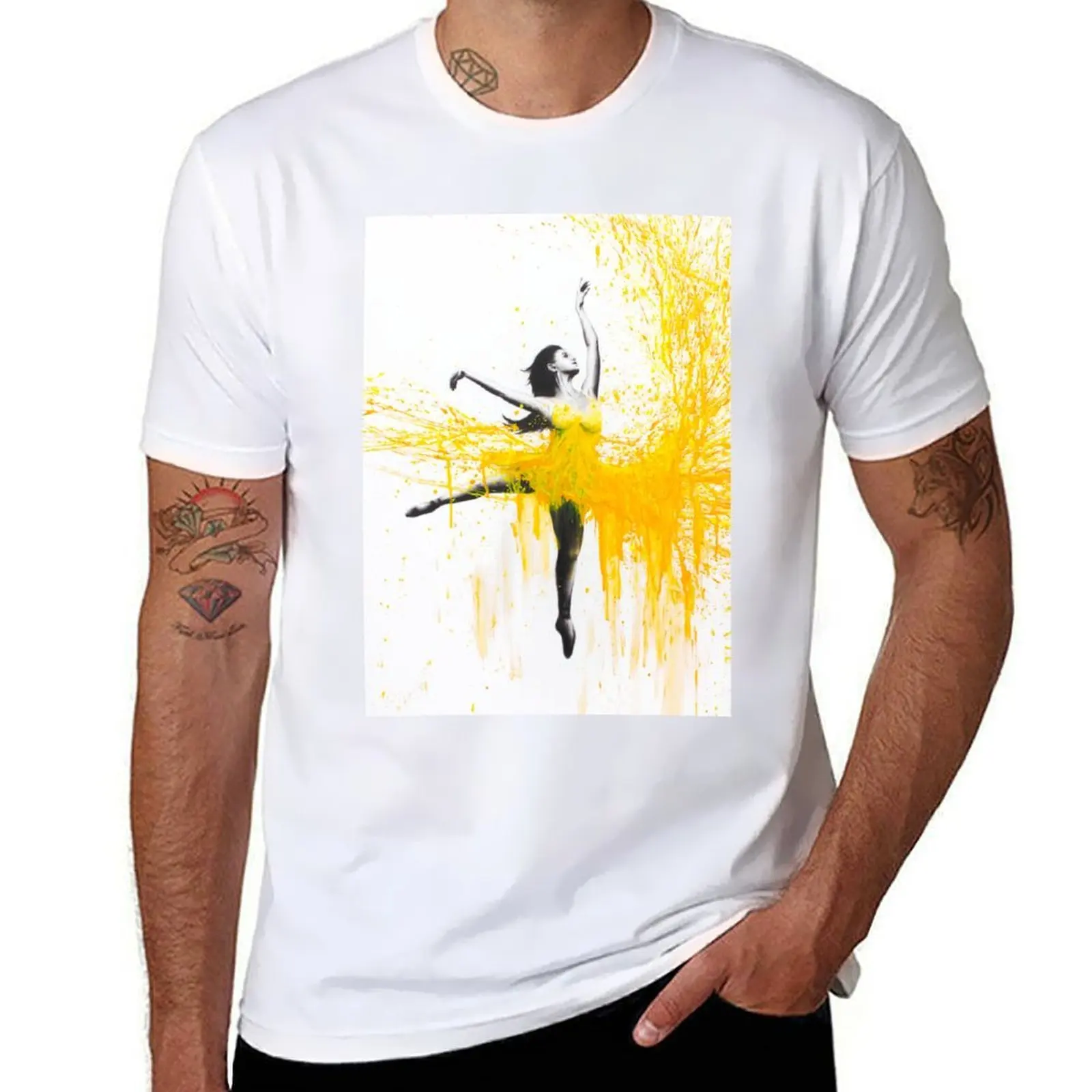 

Sunflower Dancer T-Shirt man graphic t shirt t shirts for man cotton soft t shirts for man graphic funny T-Shirt