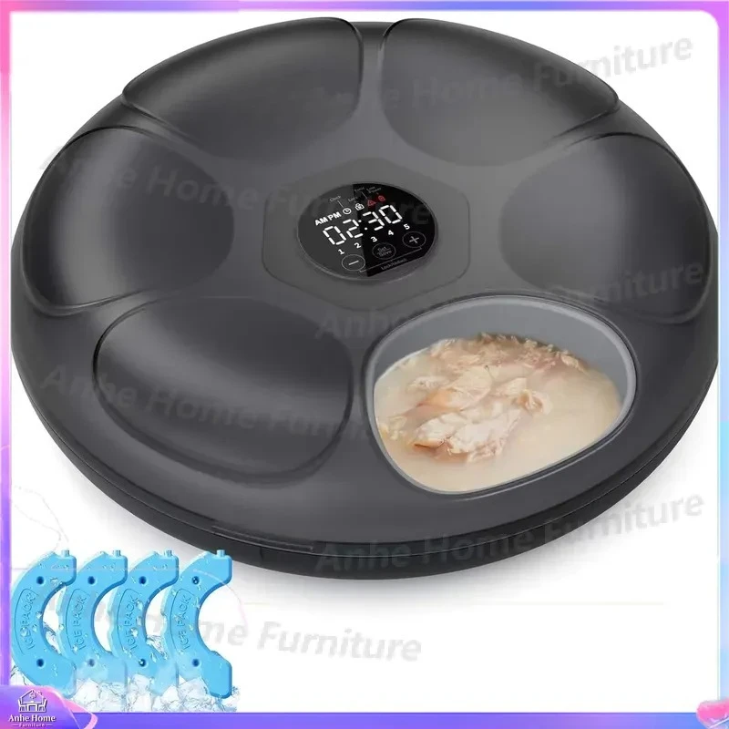 Automatic Pet Feeder for Cats and Dogs Programmable Timer Food Dispenser with Voice Recorder Portion Control Smart Puppy