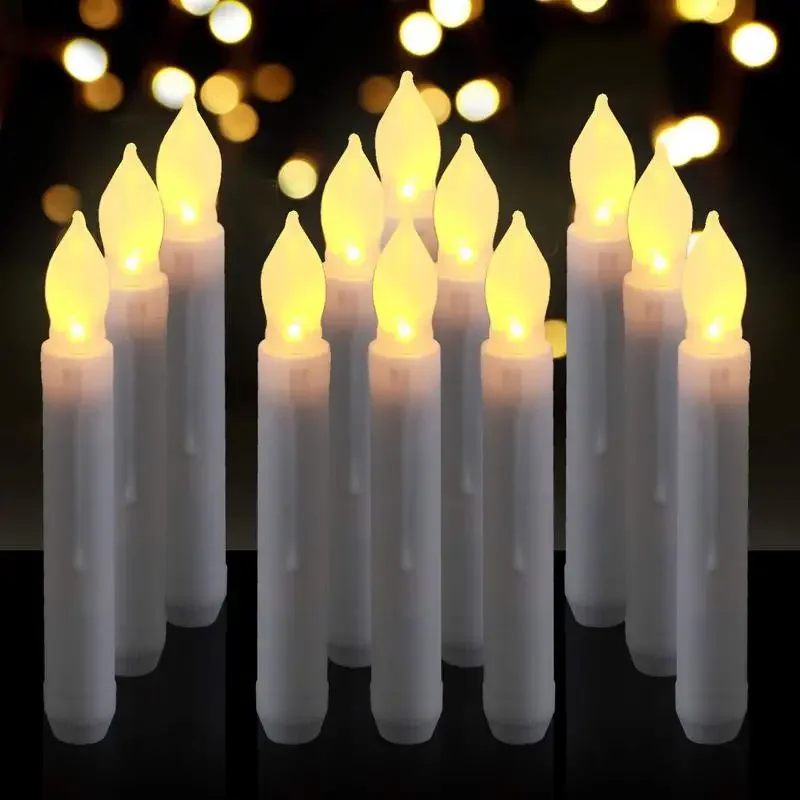 1/3 قطعة عديمة اللهب LED الشموع Tealight أضواء ليلية بطارية مصباح تعمل عيد الميلاد هالوين الزفاف عيد ميلاد ديكور المنزل