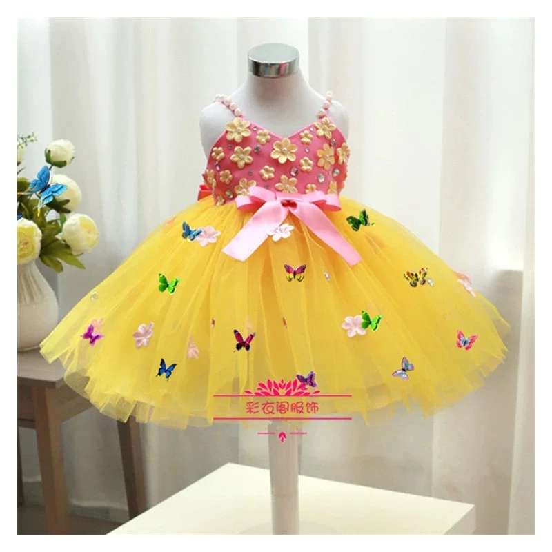

jazz Dance Costume Girls Lyrical Contemporary Freestyle Modern Dance Dress Girls Children Stage Wear Festival Celebration