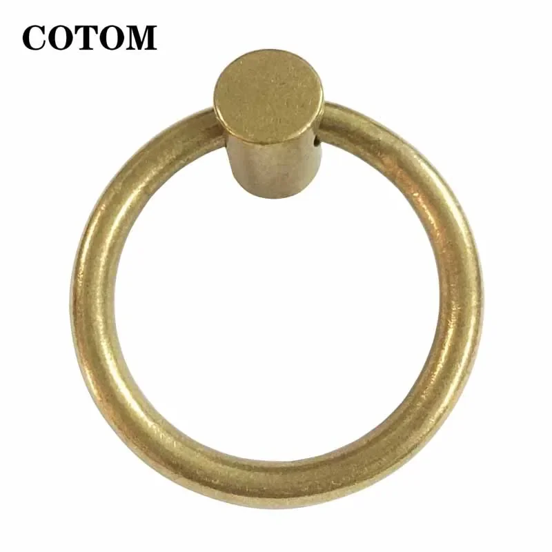 Minimalist Round Solid Brass Door Knock Handmade Durable for Entrances and Gates Timeless Appeal Door Knobs for Interior Doors