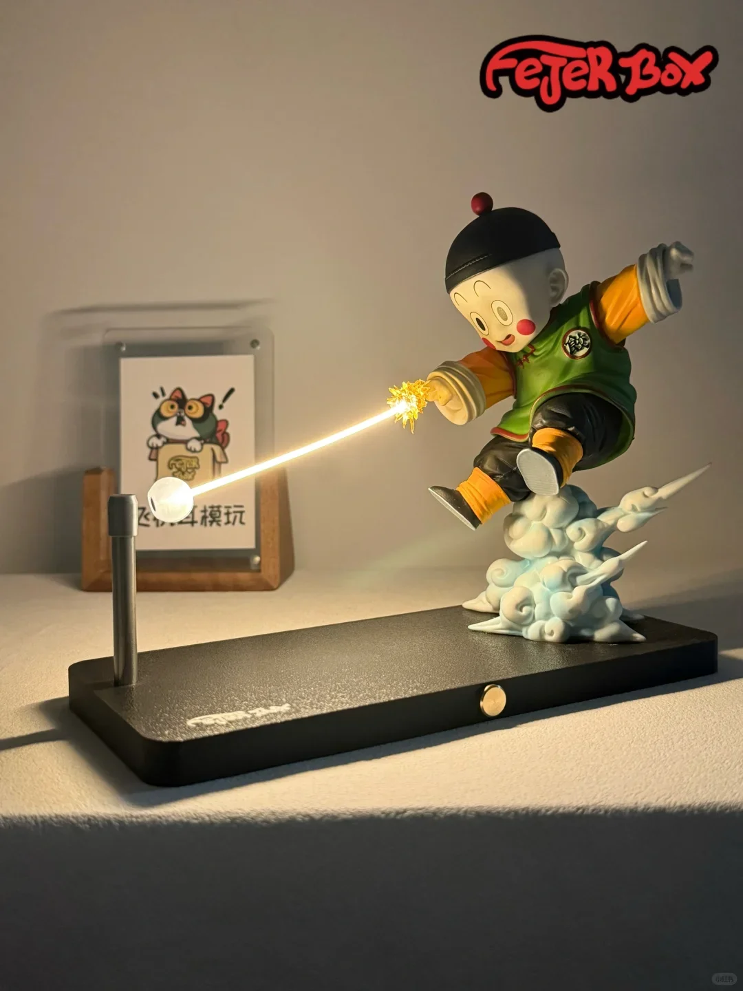 

Genuine Usb Plug-In Nikolatoy Dragon Ball Z Chiaotzu Magnetic Nightlight Dodonpa Dragon Ball Figure Magnetic Ambient Night