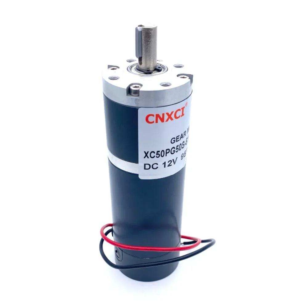50PG50s 12V 24V Planetary Reduction Motor 50mm DC High Torque Low-Speed Regulation micro Gear Motor Permanent Magnet 10mm Shaft