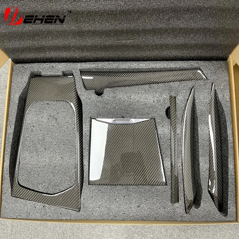 

For BMW New G80 G81 G82 G83 G87 M2 M3 M4 Dry Internal Carbon Fiber Instrument Panel Center Console Shift Lever Replacem2020-2025