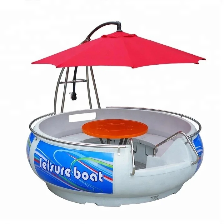 Barca per barbecue ricreativa per feste in plastica Crashworthiness