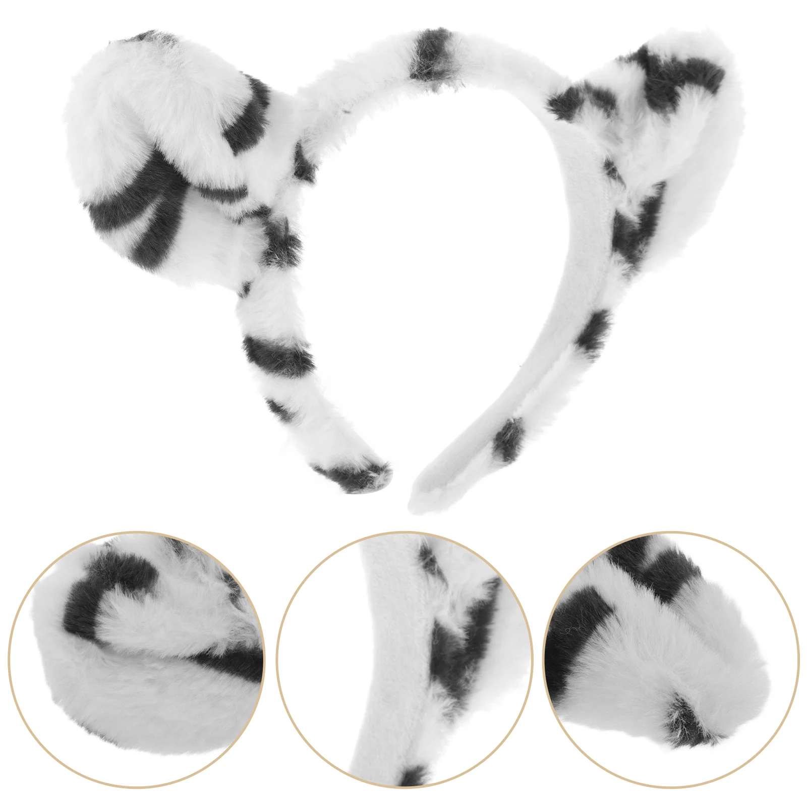 

Cute Accessories Tiger Ear Headband Costume Headwear Girls Headbands Cartoon Animal Hair Hoop White Ears Accessory Child