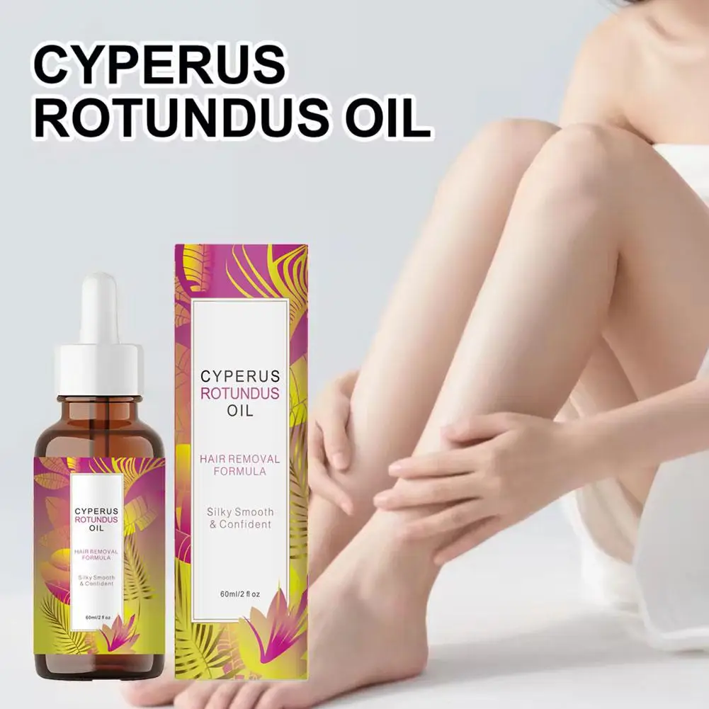 3/2/1pcs Cyperus Rotundus Oil for Hair Removal Soft Smooth Deep Hydration Anti Hair Growth Inhibition After Shave Oil Skin Care view 3