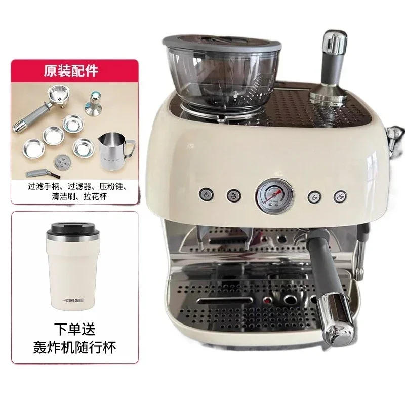 

New EGF03 Grinding Integrated Italian Coffee Machine One-click Fresh Grinding Coffee Steam Milk Foam