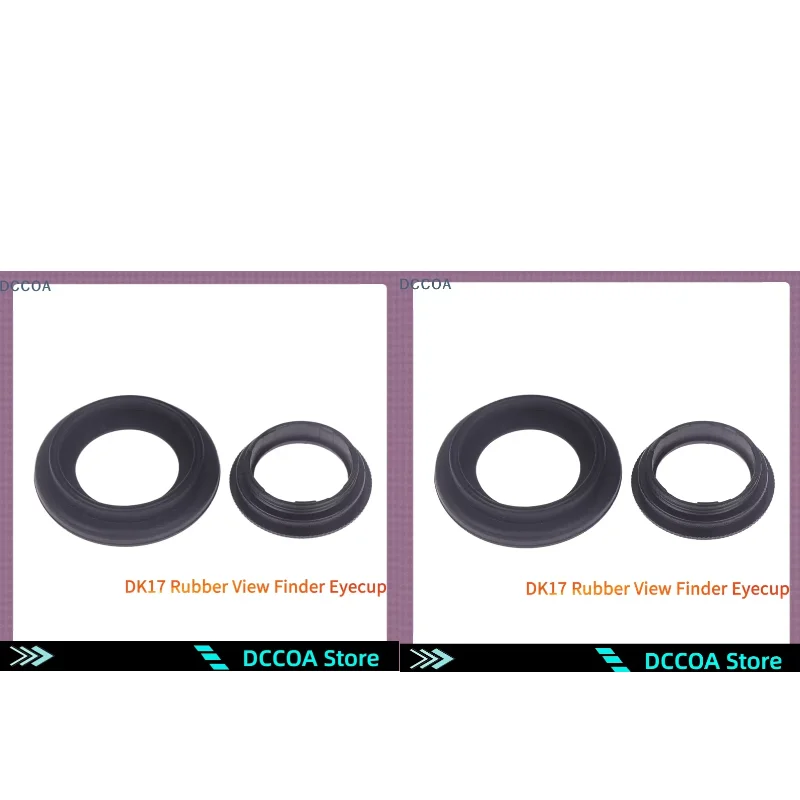 1 Uds DK17 visor ocular de goma para cámara D2 D2X D3 D3X D3S D4 D5 DF D500 D700 D800 D810 D850 F5 F6