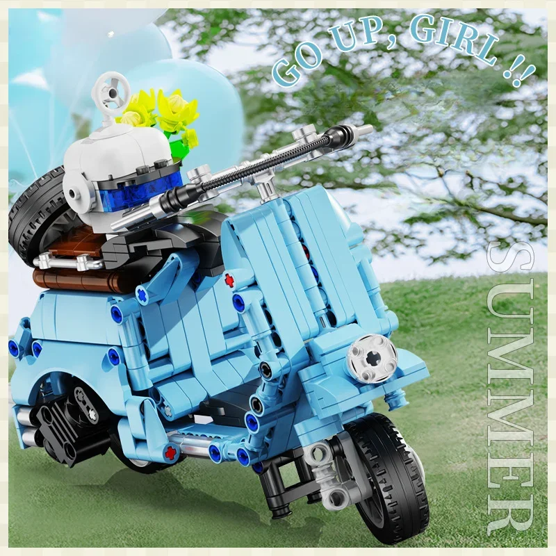 Blocs de Construction Moc Super moto et modèle de jouet de Construction, cadeaux pour enfants et Kit de modèle de moto pour garçons et filles