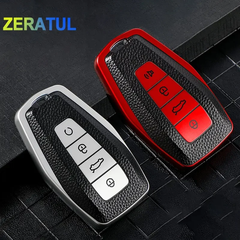 For Geely Atlas Boyue Pro Borui Coolray NL3 EX7 SUV GT GC9 Emgrand X7 Xingyue Car Key Case Cover Bag Shell Holder Accessories