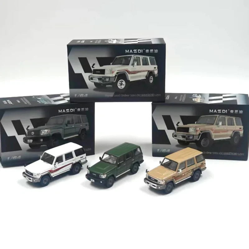 

MASSDI 1/64 Scale 1994 Land Cruiser LC76 Alloy Car Model Adult Classic Collection Static Display Toy