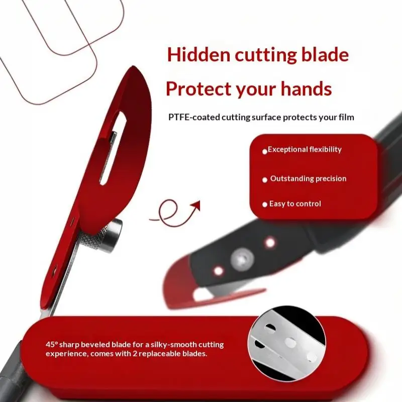 Vinyl Wrapping Paper Backing Slitter Knife Liner Cutter Blades Wallpaper Cutter for Car Wrapping Window Tint Film Cutting Tool
