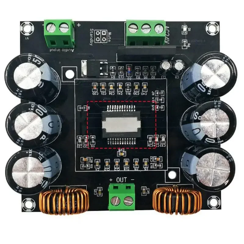 For XH-M253 TDA8954TH Core BTL Mode HIFI Class 420W High Power Mono Digital Amplifier Board D3-003