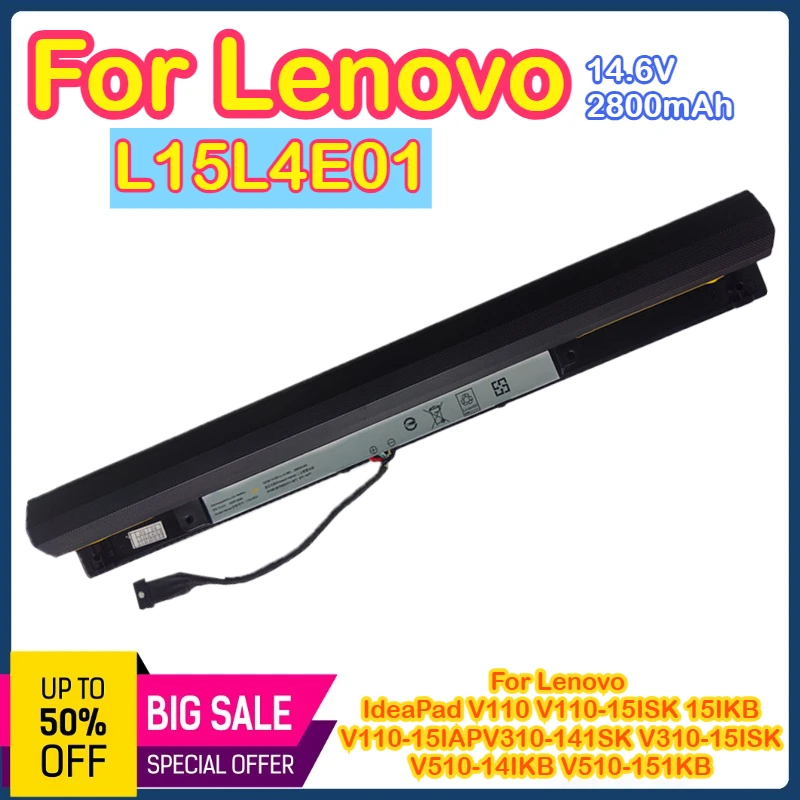 

L15L4E01 для Lenovo 300-15/14IBR L15L4A01 L15S4A01 L15L4E01 Аккумулятор для ноутбука