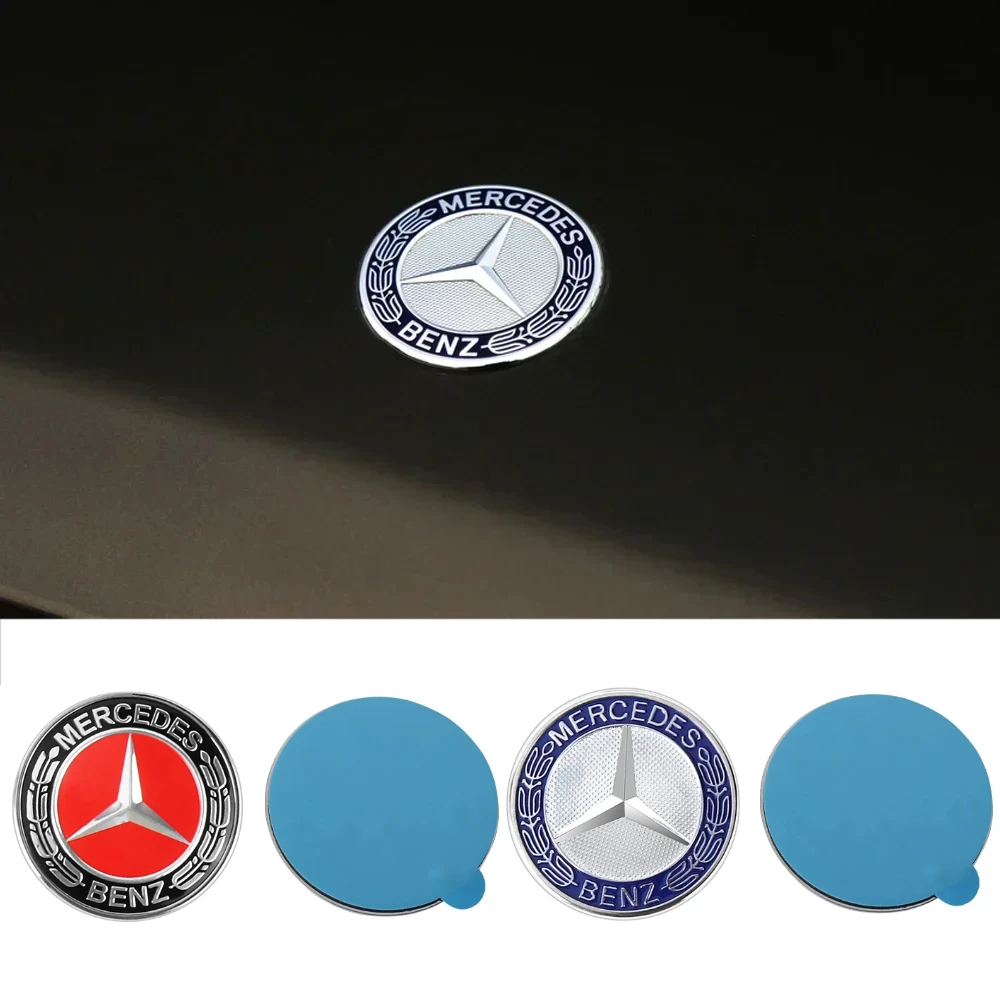 

Car Metal 57mm Front Hood Badge Logo For Mercedes Benz AMG W177 W253 X253 X205 GLC/GLE/ML-class A0008171901 Sticker Accessories