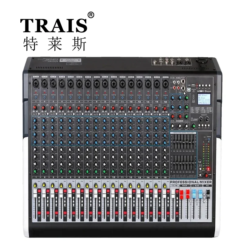 Wholesale TFS 20 Channels Professional Audio Mixer For DJ Performance Singing Party Mixing Console