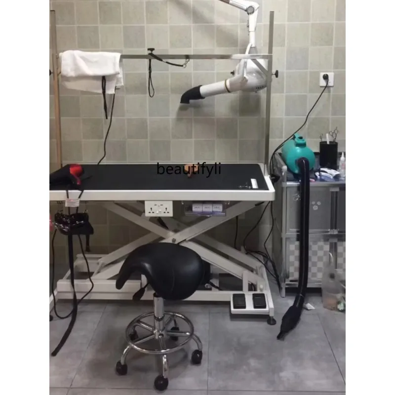 s8617Electric Lifting Large Dog Dedicated Pet Shop Dog Beauty Table Cosmetic Table