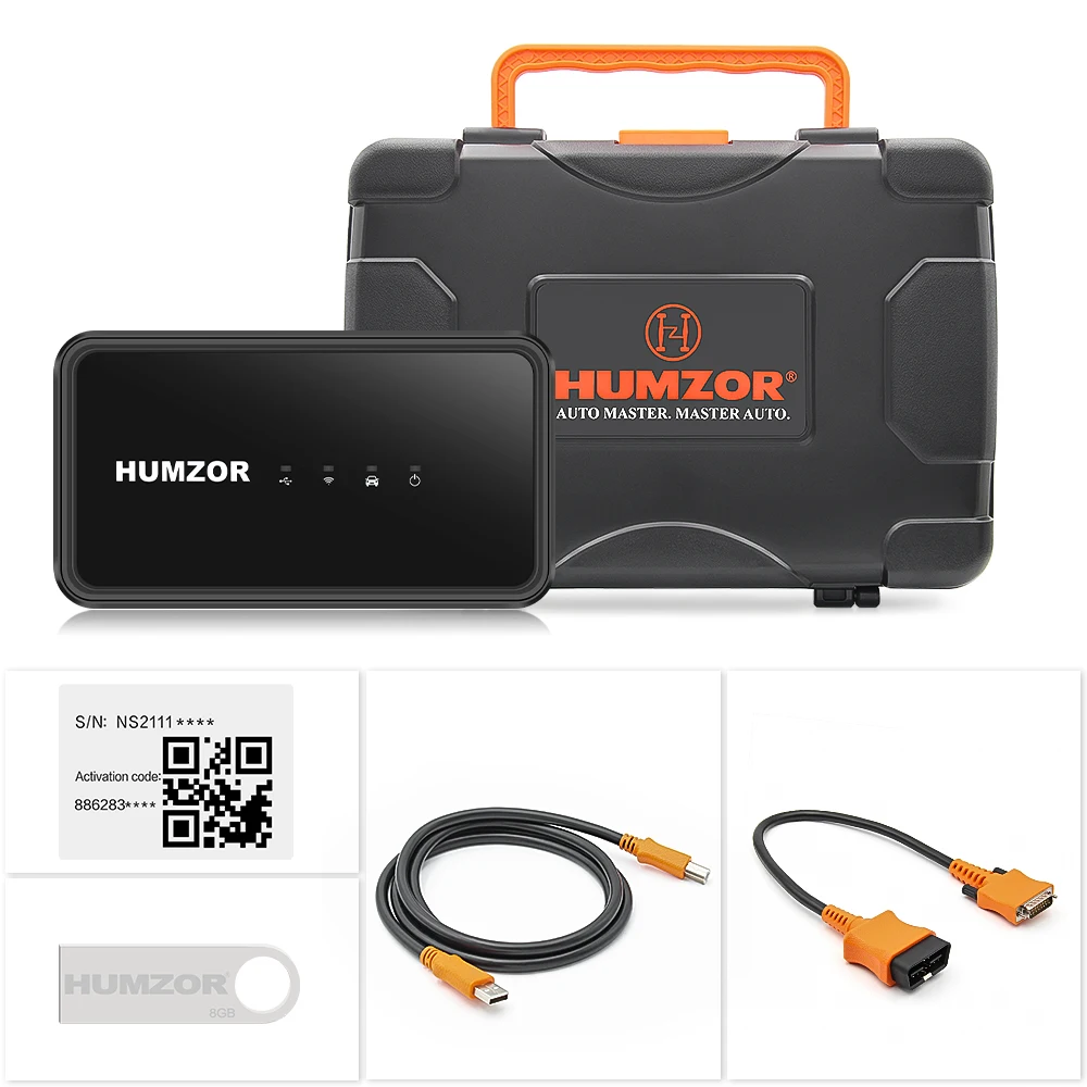 Humzor NexzSYS NS 706 Car Full System Diagnostic Tool Oil TPMS SAS 17 Reset Services ECU Key Programmer WIFI USB Multi-languages