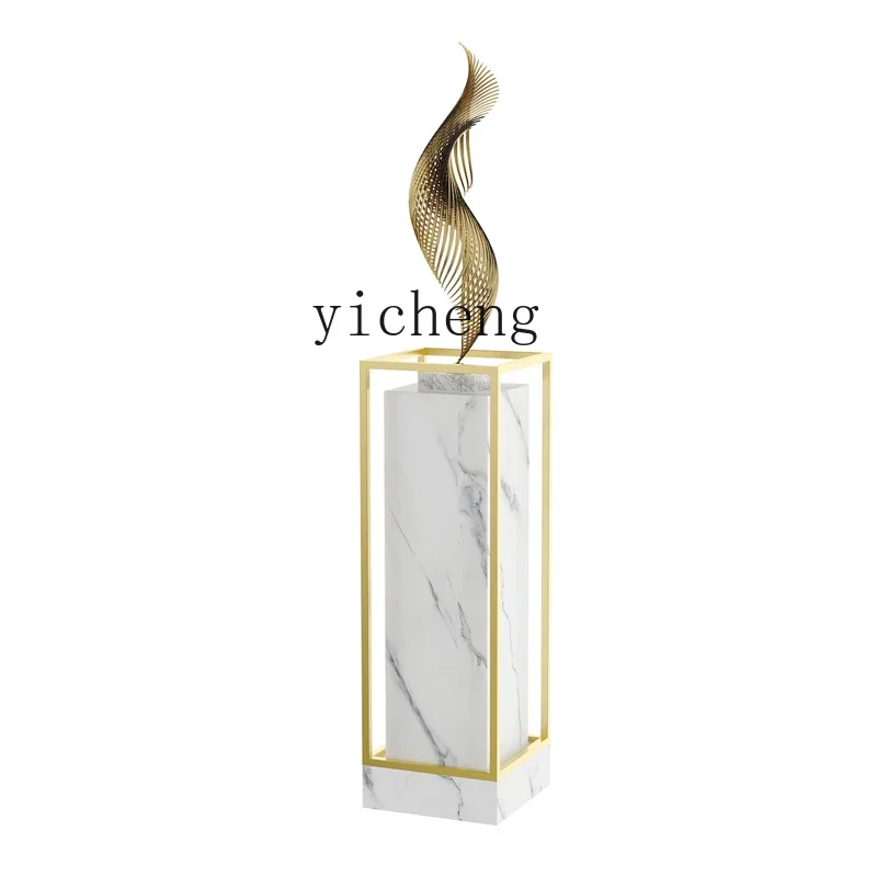 L8-12 marble stainless steel light luxury flower stand floor type side rack floor type