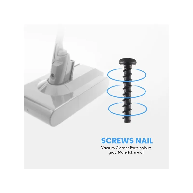 6Pcs Screws Nail For Dyson Cordless V6 V7 V8 V10 V11 Vacuum Cleaner Power Pack/Battery