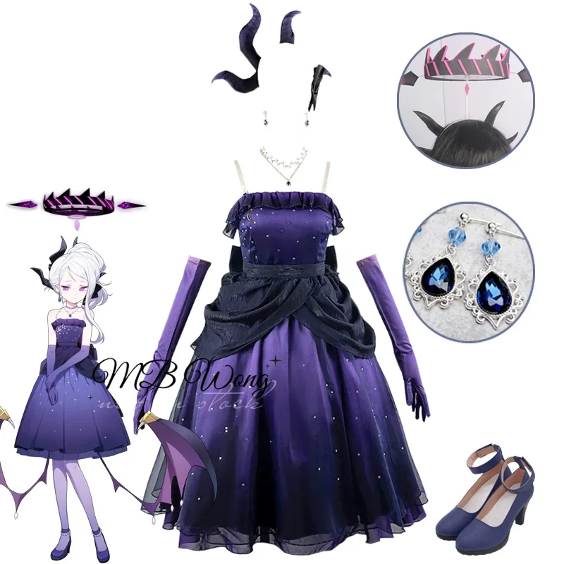 FC6เกมสีฟ้าArchive Sorasaki Hinaคอสเพลย์เครื่องแต่งกายชุดVarianรองเท้าบทบาทเล่นชุดฮาโลวีนCarnival Party Christmas @ FC8!