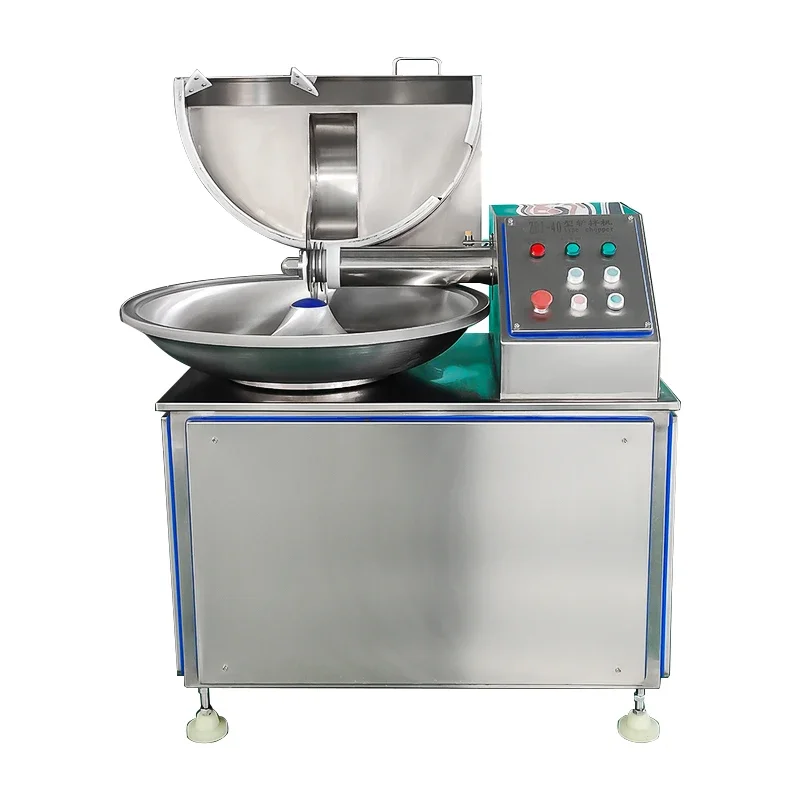 Commercial professional meat bowl cutter two-speed food processing chopper