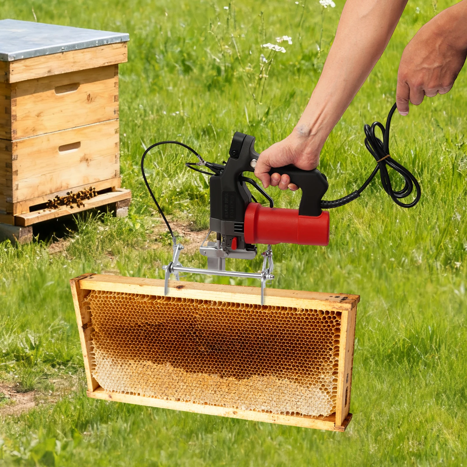 

150 W 110 V Electric Bee Shaker, Beehive Shaking Machine, Electric Bee Remover, Beekeeping Tool for Farms or Home Beekeepers