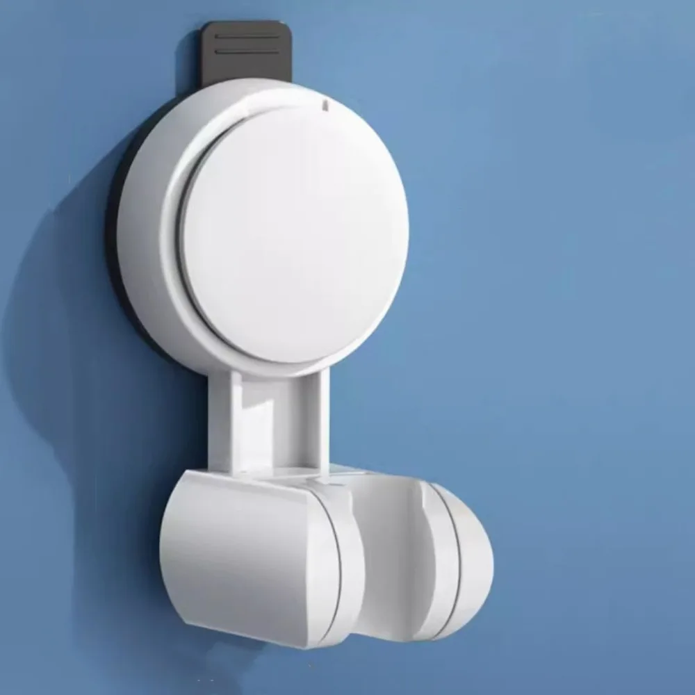 

L-shaped Sucker Suction Cup Shower Bracket Strong Bearing Wall Hanging Shower Head Holder Adjustable Durable Shower Fixed Base