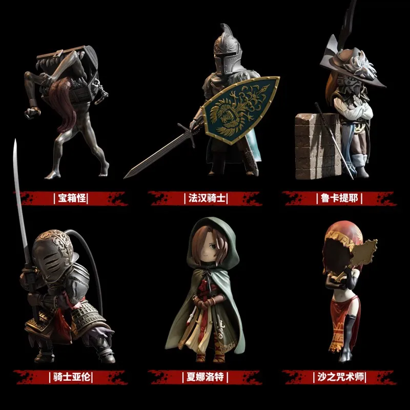 Q version Dark Souls Anime Action Figure Solaire Artorias Ornstein Fire Keeper Doll Anime Figurine Model Toys for Boy Gifts