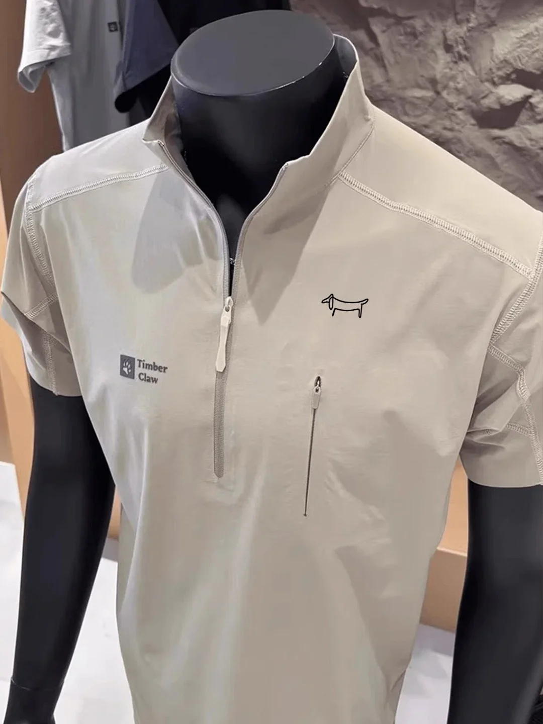 

Summer Men's Golf Clothing Half Zipper Quick-drying Short-sleeved T-Shirt Top Functional Sports T-Shirt Men's Collar Golf Shirt