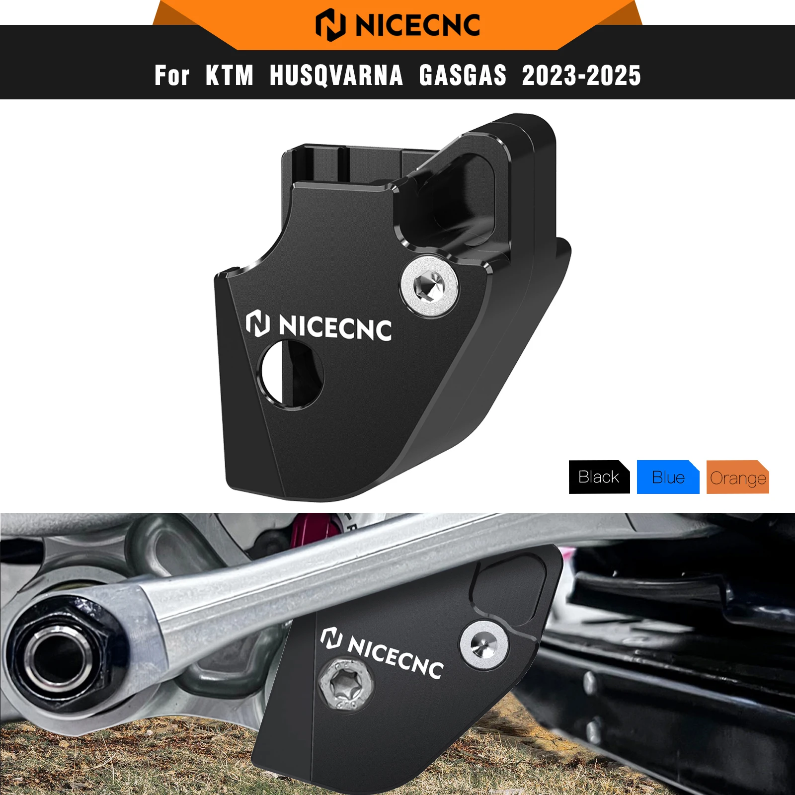 

NICECNC For KTM EXC 300 2024 2025 Rear Shock Linkage Guard For KTM EXC-F 350 SX 250 SXF 450 Husqvarna TE 300 FE 450 GasGas EC300