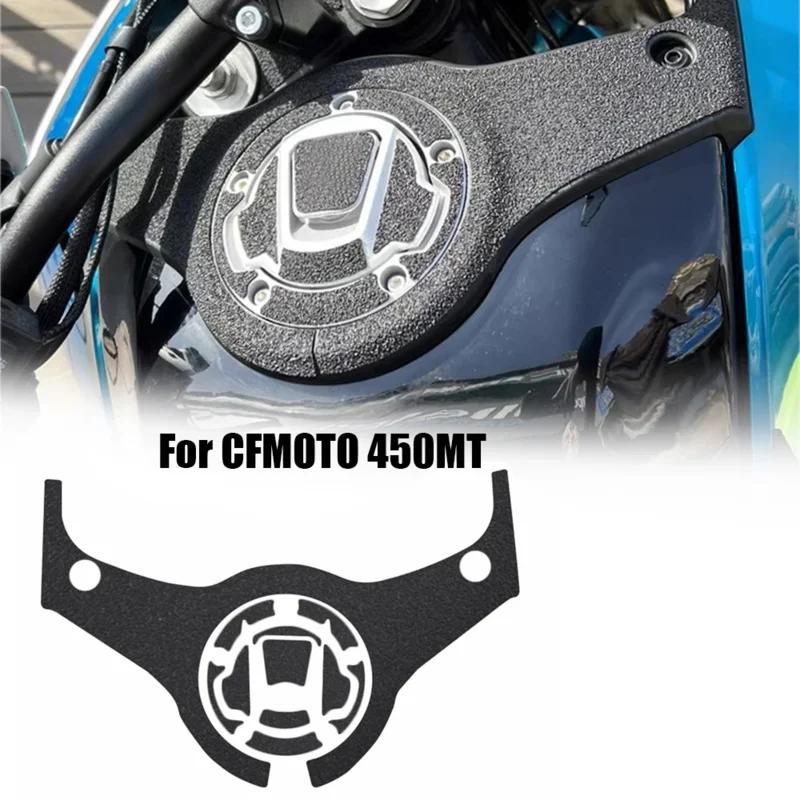 

Motorcycle Fuel Tank Area Pad Stickers Gas Tank Abrasive Decorative Pad Decals Kits For CFMOTO 450MT